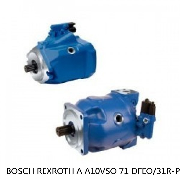 A A10VSO 71 DFEO/31R-PPA12KB4 -SO487 BOSCH REXROTH A10VSO Variable Displacement Pumps