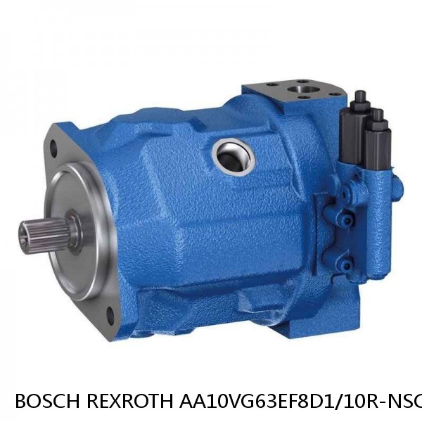 AA10VG63EF8D1/10R-NSC68FXX3DP-S BOSCH REXROTH A10VG Axial piston variable pump
