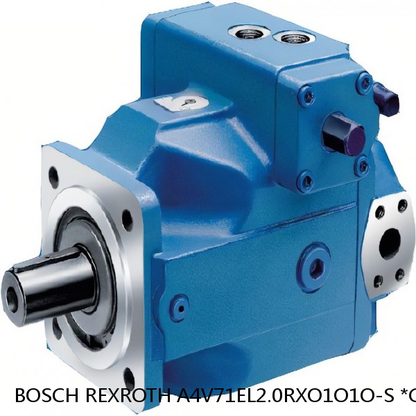 A4V71EL2.0RXO1O1O-S *G* BOSCH REXROTH A4V Variable Pumps