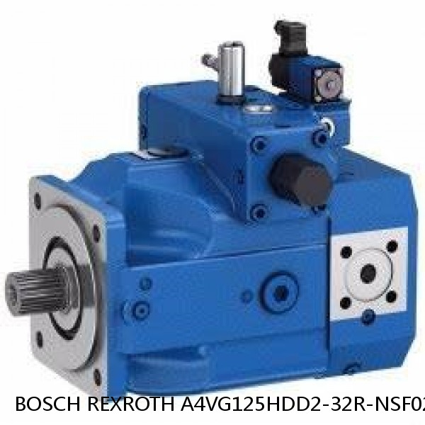 A4VG125HDD2-32R-NSF02FXX1D-S BOSCH REXROTH A4VG Variable Displacement Pumps