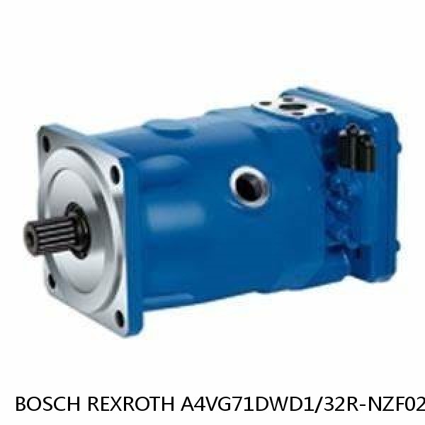 A4VG71DWD1/32R-NZF02F001F-S BOSCH REXROTH A4VG Variable Displacement Pumps