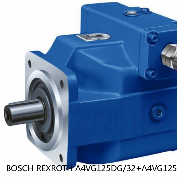 A4VG125DG/32+A4VG125DG/32 BOSCH REXROTH A4VG Variable Displacement Pumps