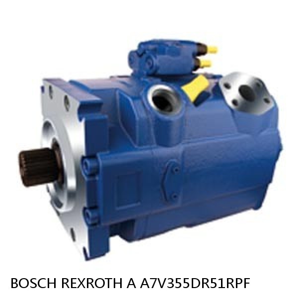 A A7V355DR51RPF BOSCH REXROTH A7V HYDRAULIC PISTON PUMP #1 small image