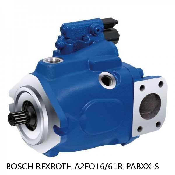 A2FO16/61R-PABXX-S BOSCH REXROTH A2FO Fixed Displacement Pumps