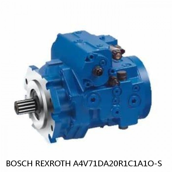 A4V71DA20R1C1A1O-S BOSCH REXROTH A4V Variable Pumps #1 small image