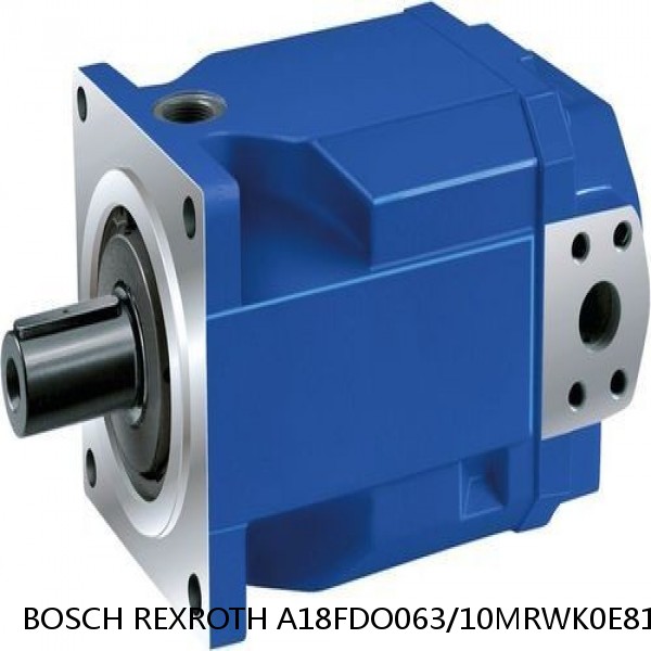 A18FDO063/10MRWK0E81- BOSCH REXROTH A18VO Axial Piston Pump #1 small image