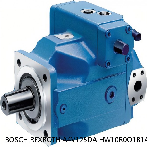 A4V125DA HW10R0O1B1A BOSCH REXROTH A4V Variable Pumps