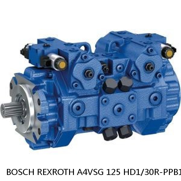 A4VSG 125 HD1/30R-PPB10K029N BOSCH REXROTH A4VSG Axial Piston Variable Pump #1 small image