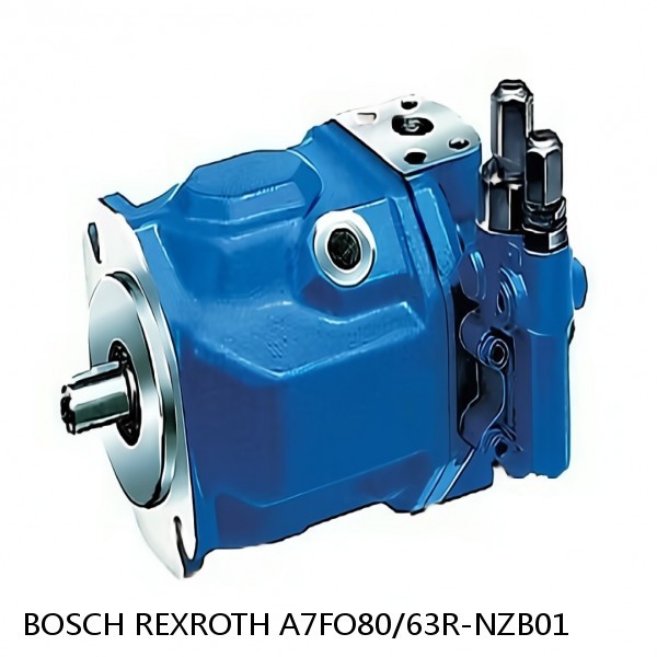 A7FO80/63R-NZB01 BOSCH REXROTH A7FO Axial Piston Motor Fixed Displacement Bent Axis Pump #1 small image