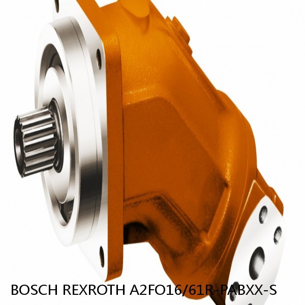A2FO16/61R-PABXX-S BOSCH REXROTH A2FO Fixed Displacement Pumps #1 image