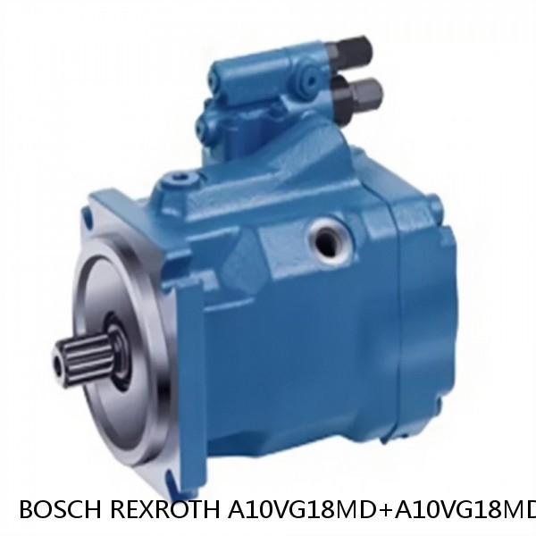 A10VG18MD+A10VG18MD BOSCH REXROTH A10VG Axial piston variable pump #1 image