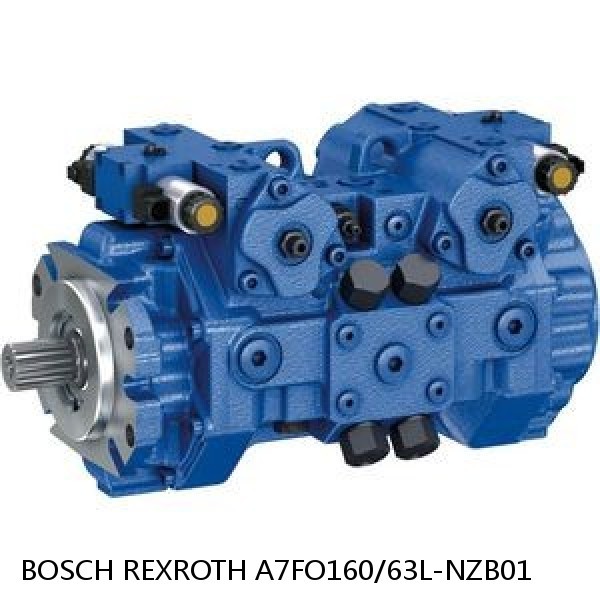 A7FO160/63L-NZB01 BOSCH REXROTH A7FO Axial Piston Motor Fixed Displacement Bent Axis Pump #1 image
